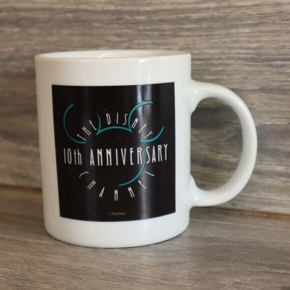 The Disney Channel 10th Anniversary Coffee MUG Legacy Collectible Rare Vintage - Picture 1 of 11